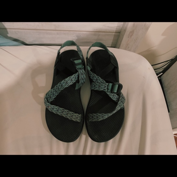 Chaco Shoes - Size 8 turquoise chevron chacos Chaco Shoes - Size 8 turquoise chevron chacos